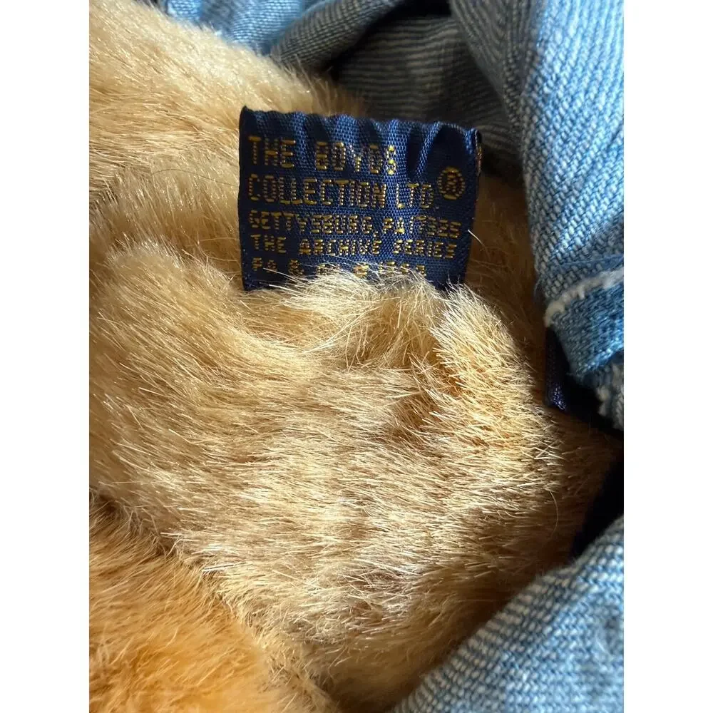 Boyds Bears Alice Plush Bear 13” Blue Dress Archive Collection Vintage 1994